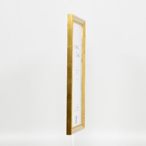 Cornice effetto legno Profilo 85 Oro 23x70 cm vetro acrilico