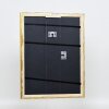 Cornice effetto legno Profilo 85 Oro 30x45 cm vetro acrilico