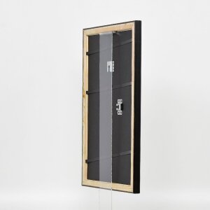 Cornice in legno effetto profilo 85 nero 40x60 cm vetro acrilico