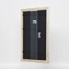 Cornice effetto legno profilo 85 argento 50x50 cm vetro acrilico