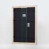 Cornice effetto legno profilo 85 argento 50x50 cm vetro acrilico