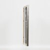 Cornice effetto legno profilo 85 argento 50x50 cm vetro acrilico