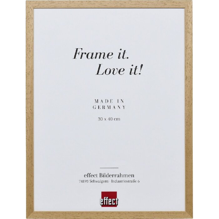 Cornice per foto in legno Effect Profil 2330 Rovere 20x28 cm con vetro decorativo