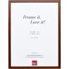 Cornice per foto in legno Effect Profilo Top S Marrone 28x35 cm Vetro artificiale