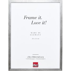 Cornice in legno Effect Profil Top S Argento 30x45 cm con...