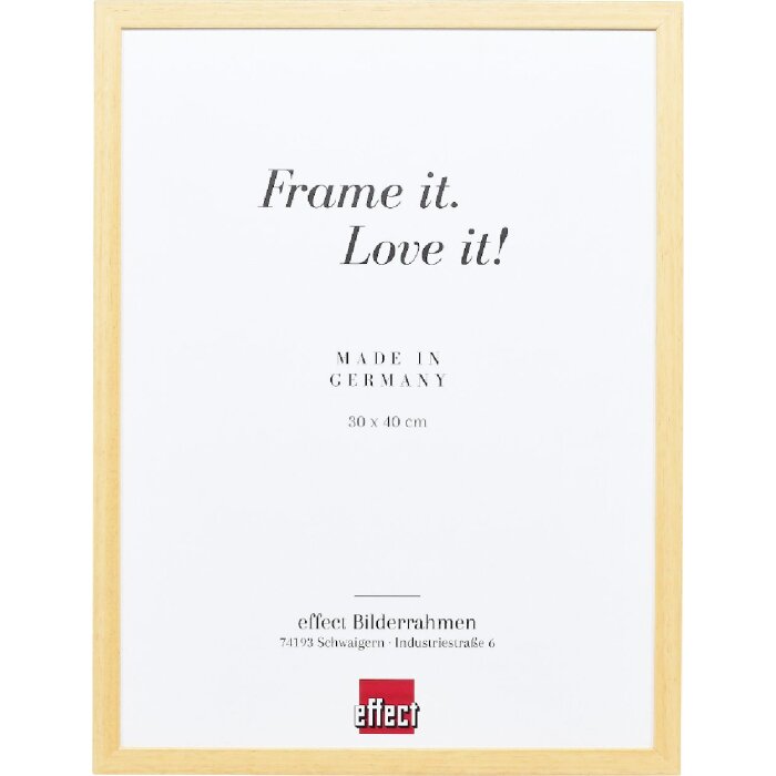 Cornice per foto in legno Effect Profilo Top S naturale 40x50 cm con vetro