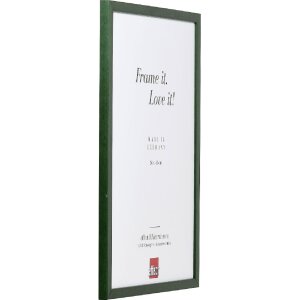 Cornice in legno Effect Profilo Top Verde Abete 50x65 cm Vetro Artificiale