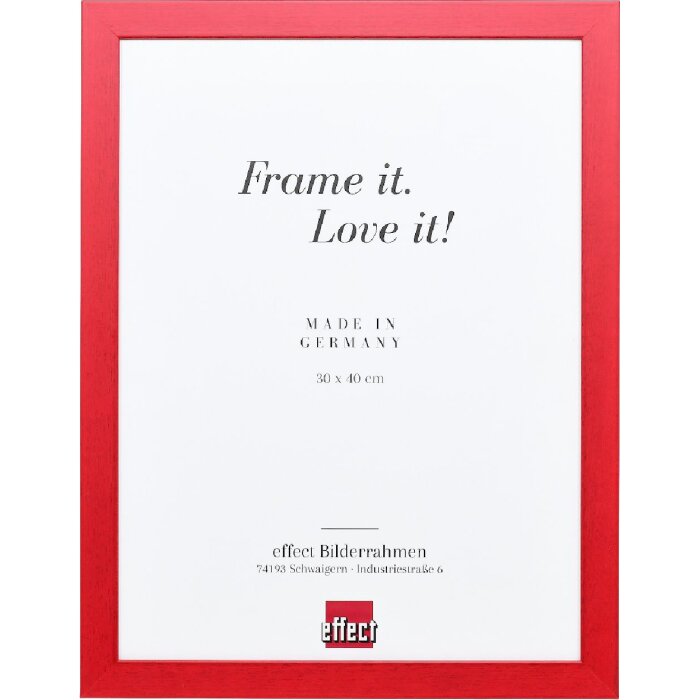 Cornice in legno Effect Profilo Top Pro rosso 10x15 cm vetro artistico