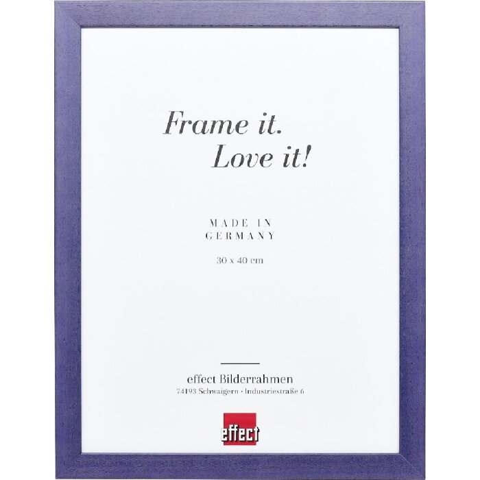 Cornice per foto in legno Effect Profilo Top Pro flieder 27x48 cm vetro artistico
