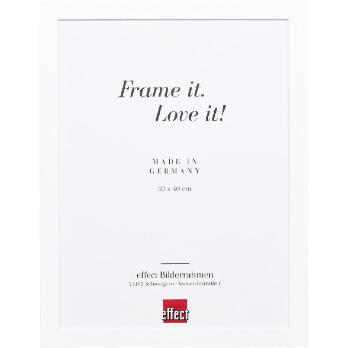 Cornice per foto in legno Effect Profil Top Pro bianco 28x35 cm vetro decorativo