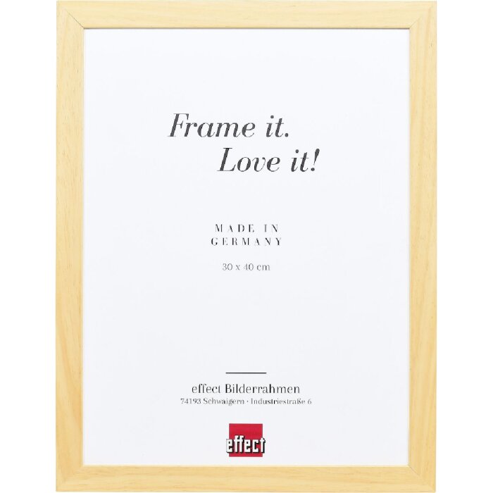 Cornice per foto in legno Effect Profil Top Pro natur 42x59,4 cm vetro artificiale
