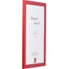 Cornice in legno Effect Profilo Top Pro Rosso 45x60 cm Vetro Artistico