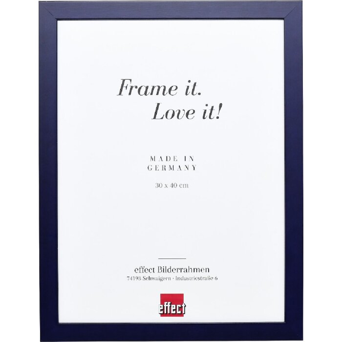 Cornice in legno Effect Profilo Top Pro blu 50x75 cm vetro artistico