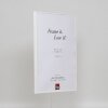Cornice puzzle effetto arte vetro acrilico bianco 48x69 cm montaggio a parete