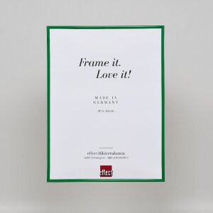 Cornice per puzzle effetto arte in vetro acrilico verde 60x85 cm per montaggio a parete