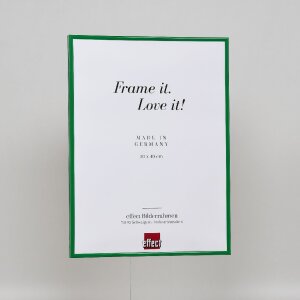 Cornice per puzzle effetto arte in vetro acrilico verde 60x85 cm per montaggio a parete