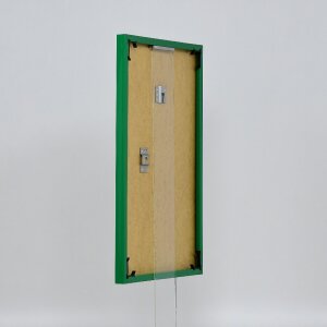 Cornice puzzle effetto arte vetro acrilico verde 61x91 cm per montaggio a parete