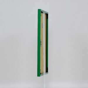 Cornice puzzle effetto arte vetro acrilico verde 61x91 cm per montaggio a parete