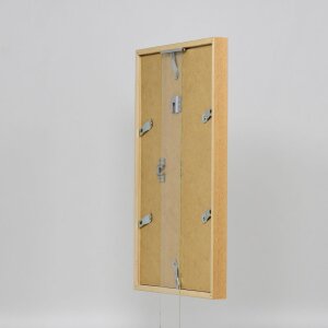 Telaio effetto legno profilo 35 rovere 30x40 cm vetro normale + distanziale