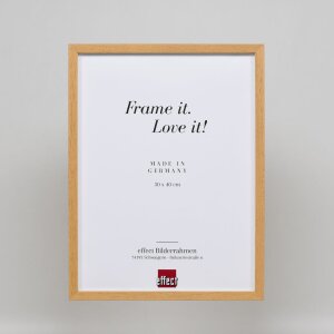 Telaio effetto legno profilo 35 rovere 30x40 cm vetro normale + distanziale