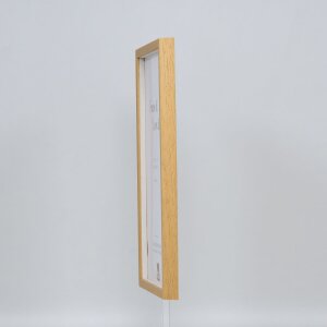 Telaio effetto legno profilo 35 rovere 40x50 cm vetro normale + distanziatore