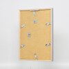 Telaio effetto legno profilo 35 grigio chiaro 50x65 cm vetro normale + distanziale