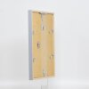 Telaio effetto legno profilo 35 grigio chiaro 50x65 cm vetro normale + distanziale