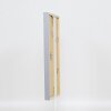 Telaio effetto legno profilo 35 grigio chiaro 50x65 cm vetro normale + distanziale