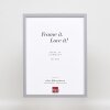 Telaio effetto legno profilo 35 grigio chiaro 50x65 cm vetro normale + distanziale