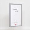 Telaio effetto legno profilo 35 grigio chiaro 50x65 cm vetro normale + distanziale