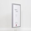 Telaio effetto legno profilo 35 grigio chiaro 50x65 cm vetro normale + distanziale