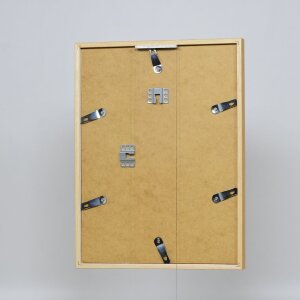 Telaio effetto legno profilo 35 rovere 50x65 cm vetro normale + distanziale