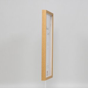 Telaio effetto legno profilo 35 rovere 50x65 cm vetro normale + distanziale