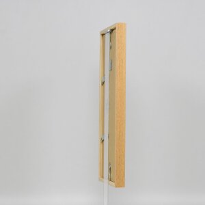 Telaio effetto legno profilo 35 rovere 50x65 cm vetro normale + distanziale