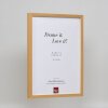 Telaio effetto legno profilo 35 rovere 10,5x14,8 cm vetro normale + distanziale