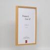 Telaio effetto legno profilo 35 rovere 10,5x14,8 cm vetro normale + distanziale