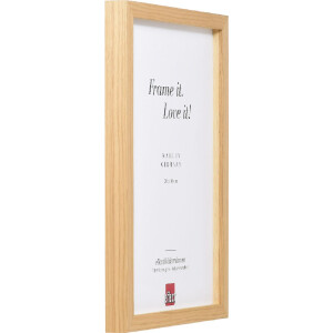 Cornice per foto in legno Profil 54 rovere 20x20 cm con vetro trasparente 0543-2020-47