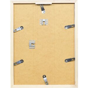 Cornice in legno effect Profilo 54 Rovere chiaro 20x25 cm con vetro trasparente