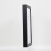 Cornice in legno effetto profilo 55 nero 20x20 cm vetro normale + barra distanziatrice