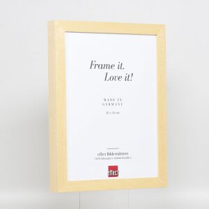 Cornice effetto legno profilo 55 naturale 21x29,7 cm vetro normale + barra distanziatrice