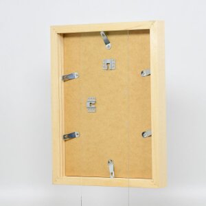 Cornice effetto legno profilo 55 naturale 25x70 cm vetro normale + barra distanziatrice