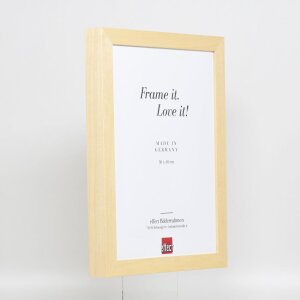 Cornice effetto legno profilo 55 naturale 25x70 cm vetro normale + barra distanziatrice