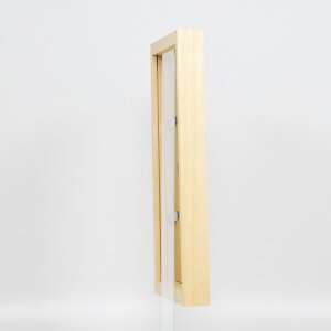 Cornice effetto legno profilo 55 naturale 25x70 cm vetro normale + barra distanziatrice