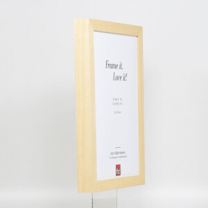 Cornice effetto legno profilo 55 naturale 70x70 cm vetro normale + barra distanziatrice