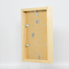 Cornice effetto legno profilo 55 naturale 70x70 cm vetro normale + barra distanziatrice