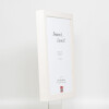 Cornice effetto legno Profile 55 bianco 30,5x91,5 cm vetro normale + distanziale