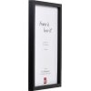 Cornice per foto in legno Effect Profilo 58 Nero 13x18 cm vetro trasparente e distanziatore