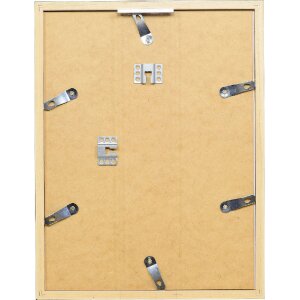 Cornice per foto in legno Effect Profil 58 nera 15x20 cm vetro trasparente e listello di separazione