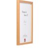 Cornice per foto in legno Effect Profil 58 Nocciola chiaro 25x60 cm Vetro trasparente e striscia di distanza