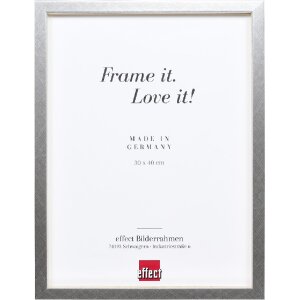 Cornice in legno Effect Profilo 58 Argento 29,7x42 cm con...